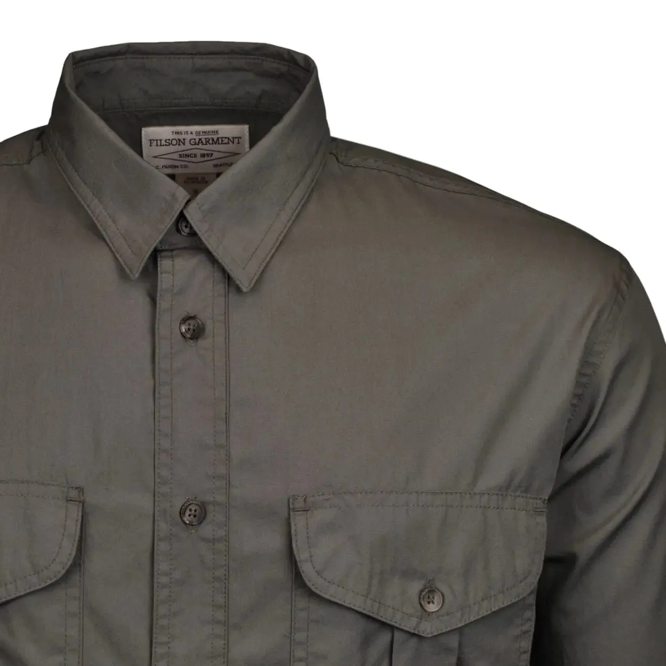 Filson Feather Cloth Shirt Light Olive