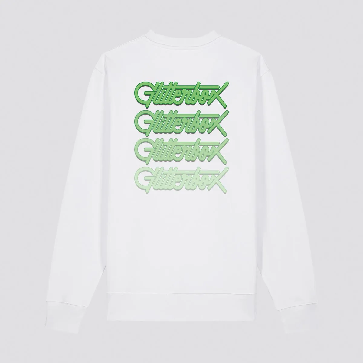 Glitterbox Green Back Fade Logo Sweatshirt