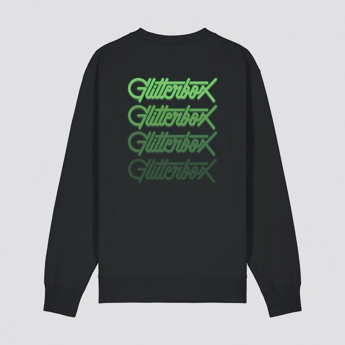 Glitterbox Green Back Fade Logo Sweatshirt