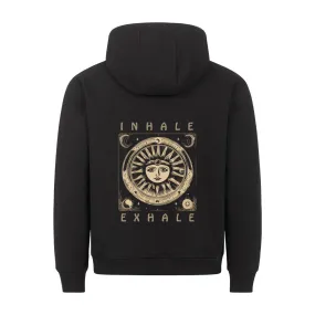 HigherBlanks Premium Hoodie | Inhale Exhale Spirituell