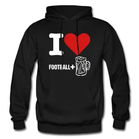 I Love Football And Beer Hoodie