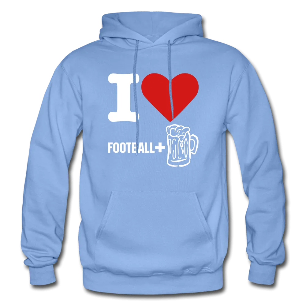 I Love Football And Beer Hoodie