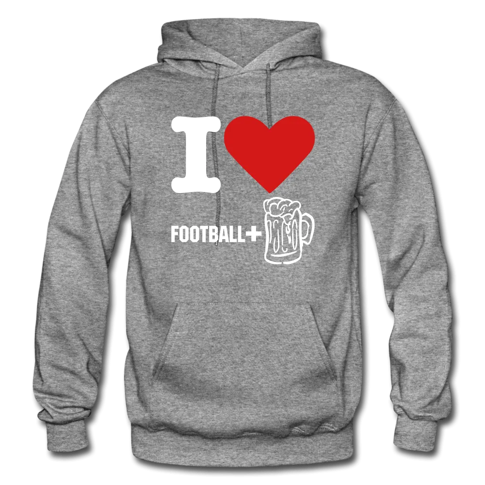 I Love Football And Beer Hoodie