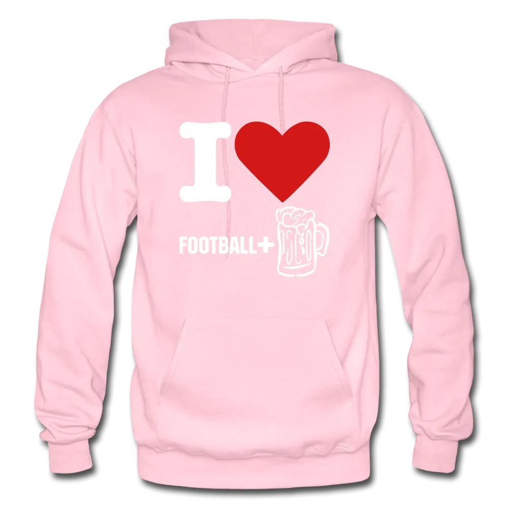 I Love Football And Beer Hoodie