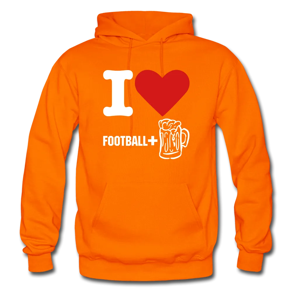 I Love Football And Beer Hoodie