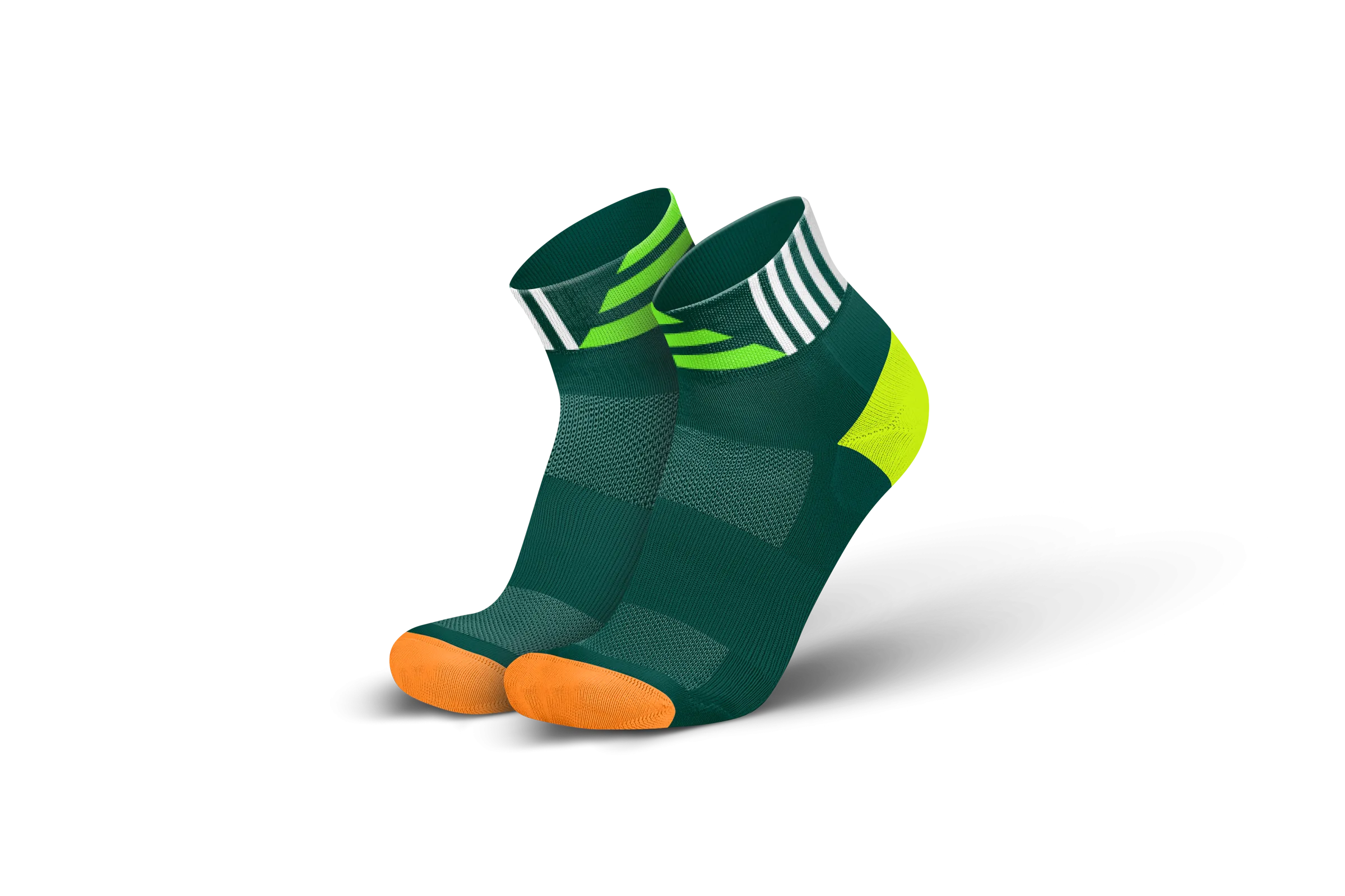 INCYLENCE Ultralight Contrasts Green Low Cut Sock