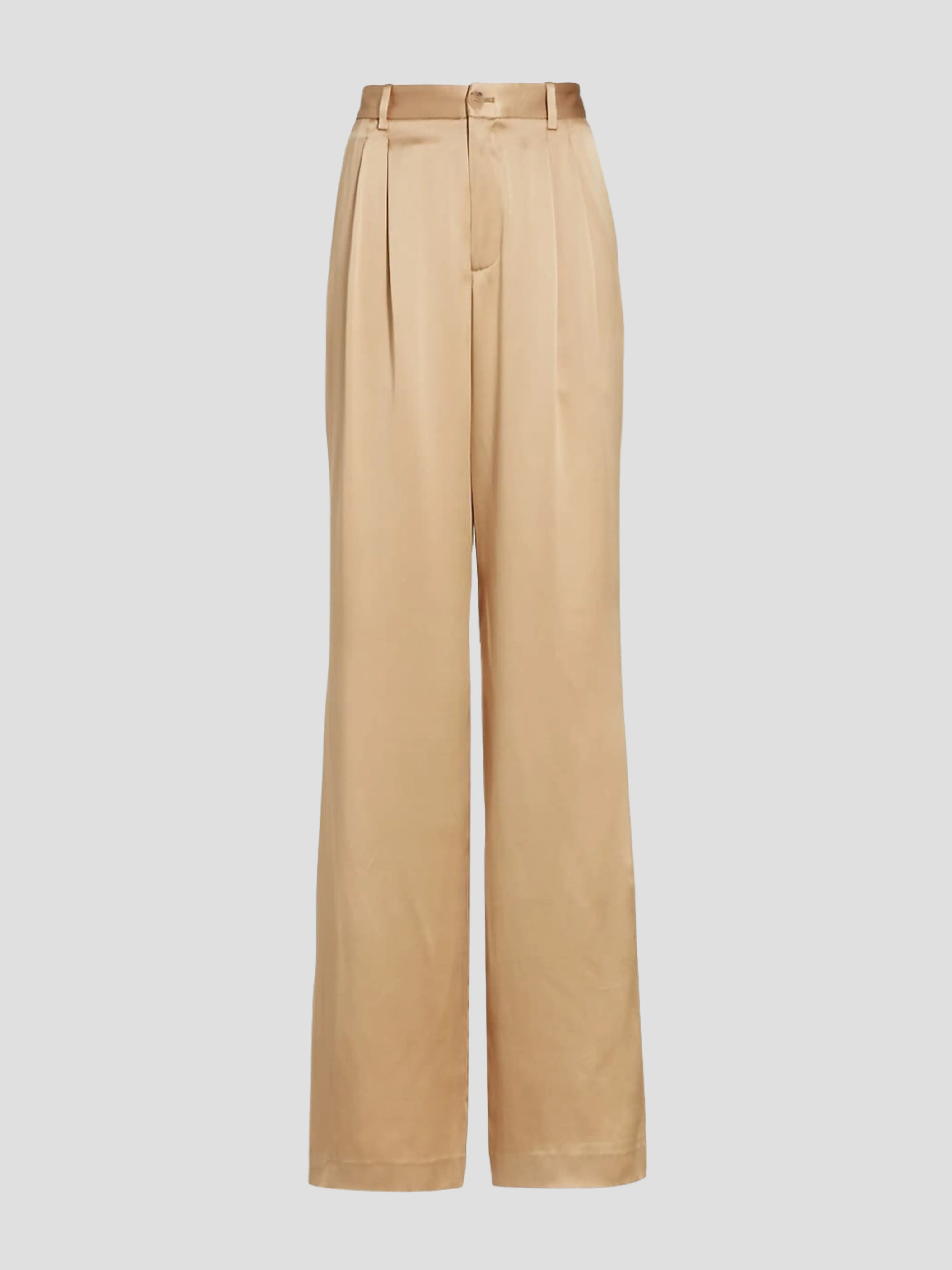 Khaki Flavie Straight Pant