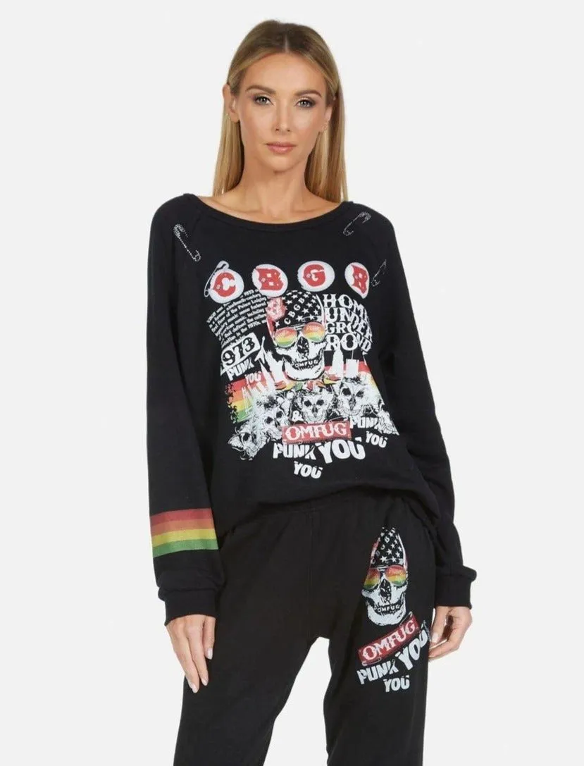 Lauren Moshi Noleta Punk CBGB Sweater