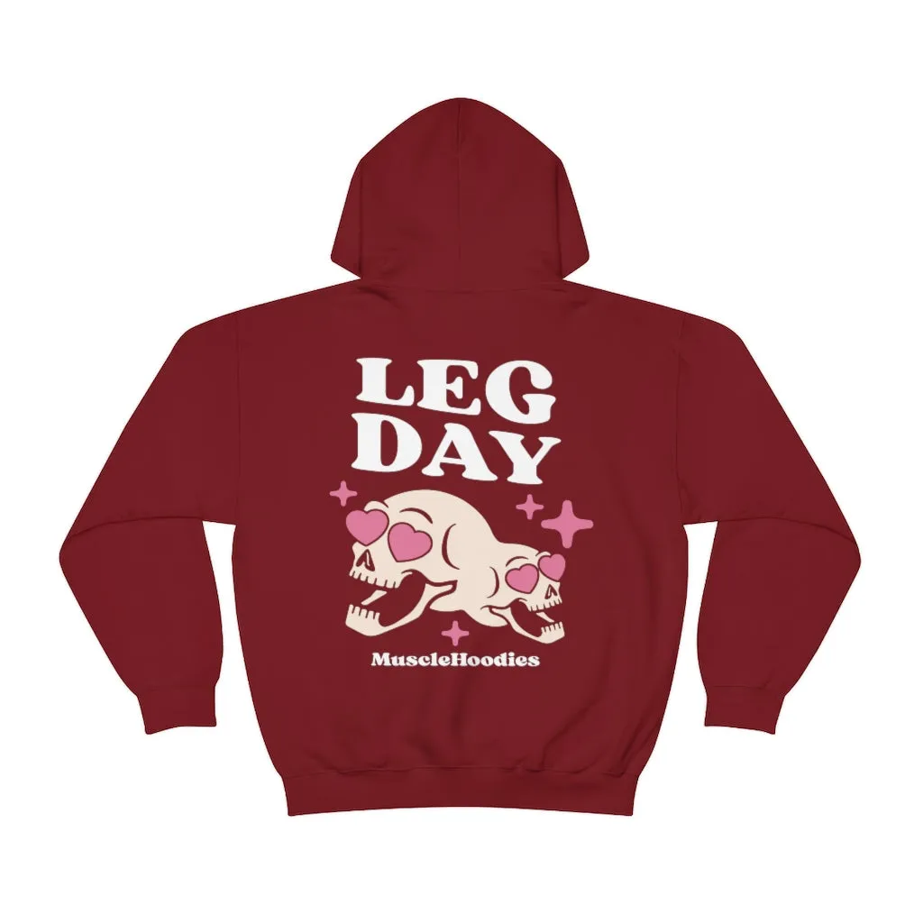 LEG DAY SKELETON- HOODIE