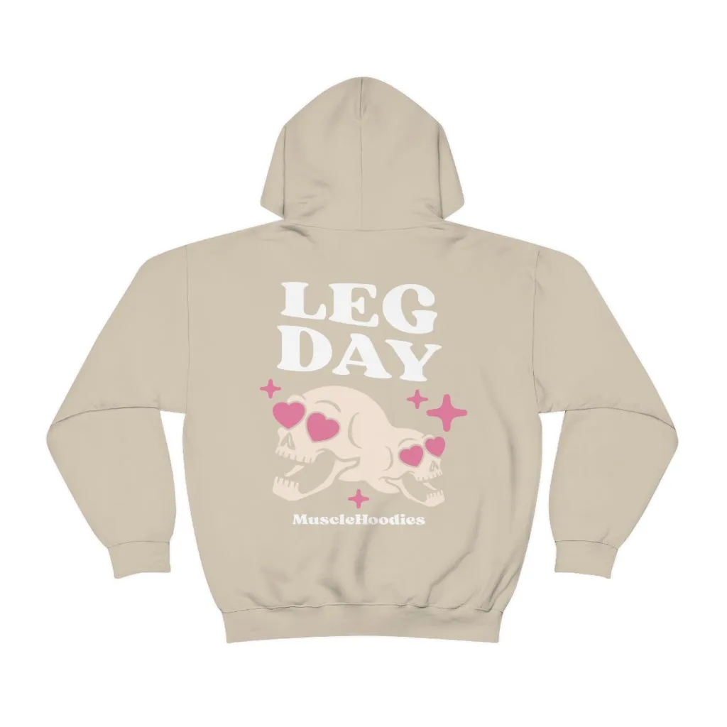 LEG DAY SKELETON- HOODIE