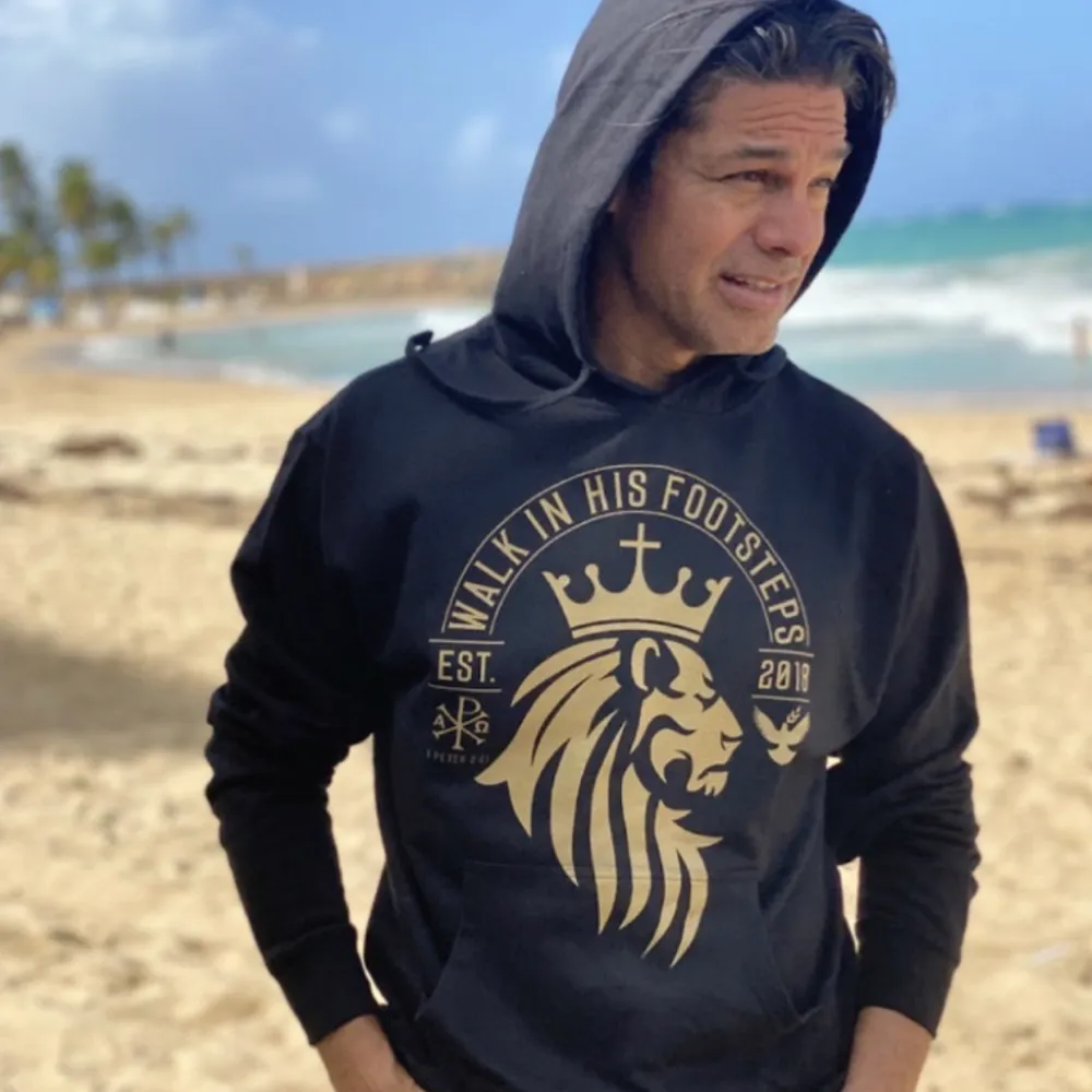 Lion of Judah Premium Christian Pullover Hoodie