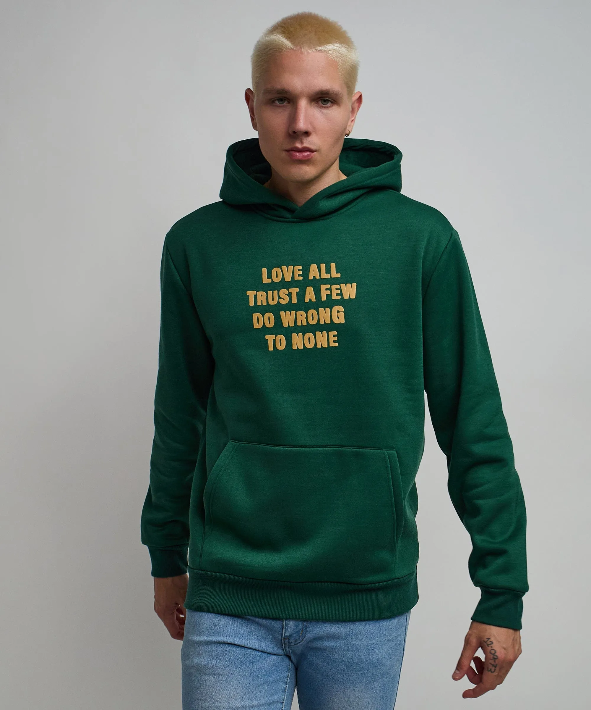 Love All Hoodie - Olive Green