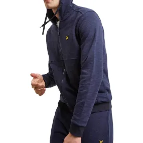 Lyle & Scott Men's Space Dye Zip Through Hoodie - Navy