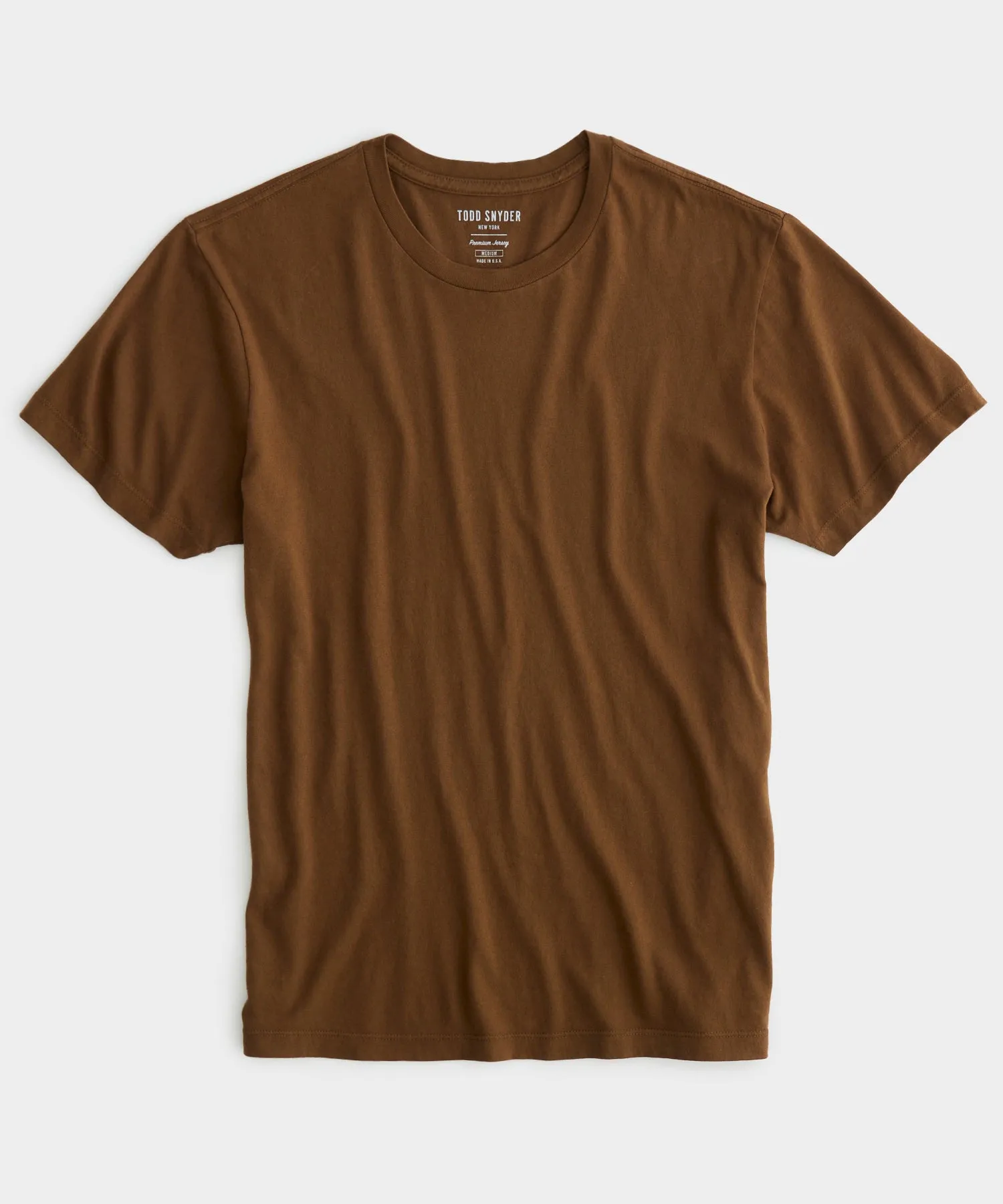 Made in L.A. Premium Jersey T-Shirt in Glazed Pecan