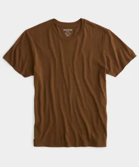 Made in L.A. Premium Jersey T-Shirt in Glazed Pecan