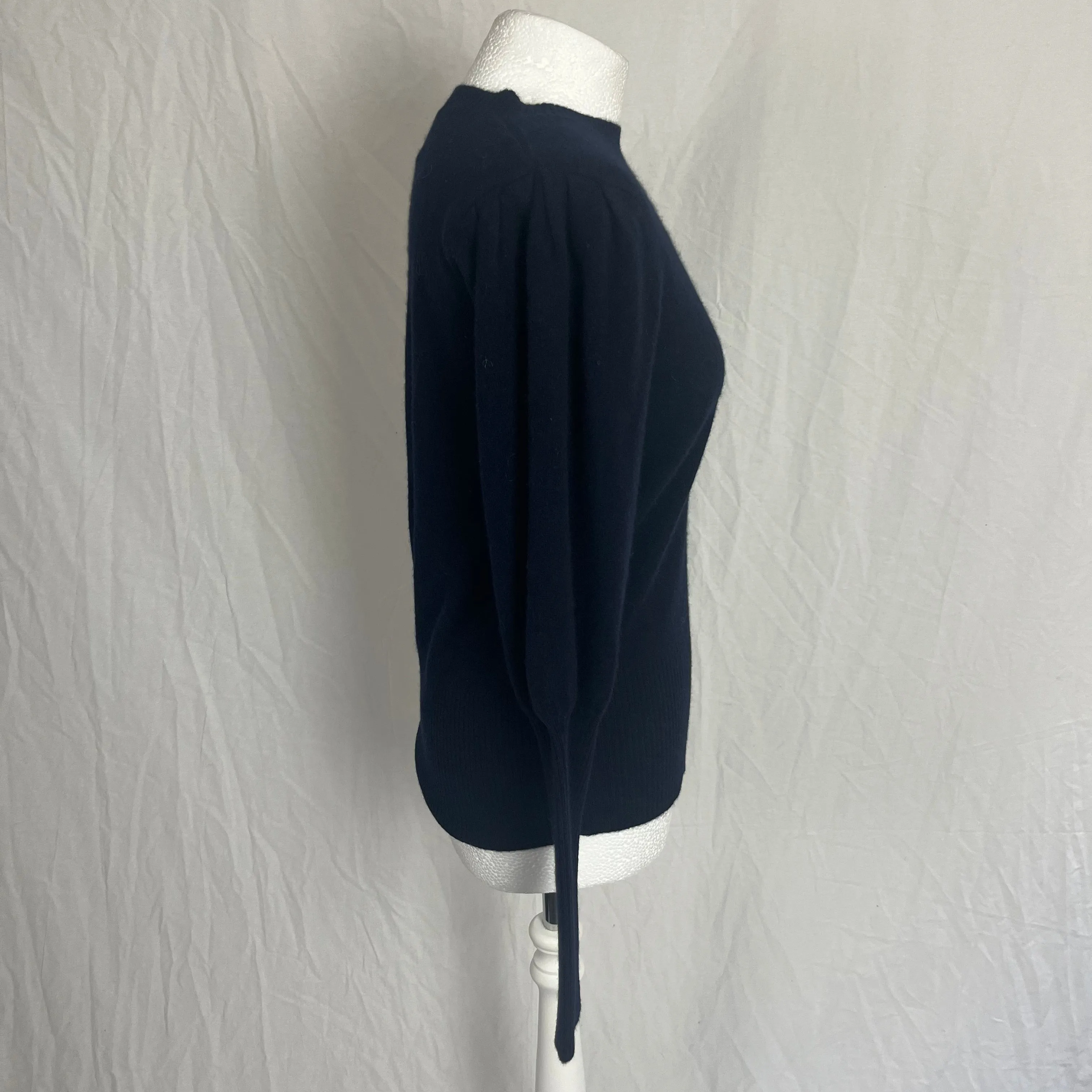 Madeleine Thompson Navy Cashmere Jumper M