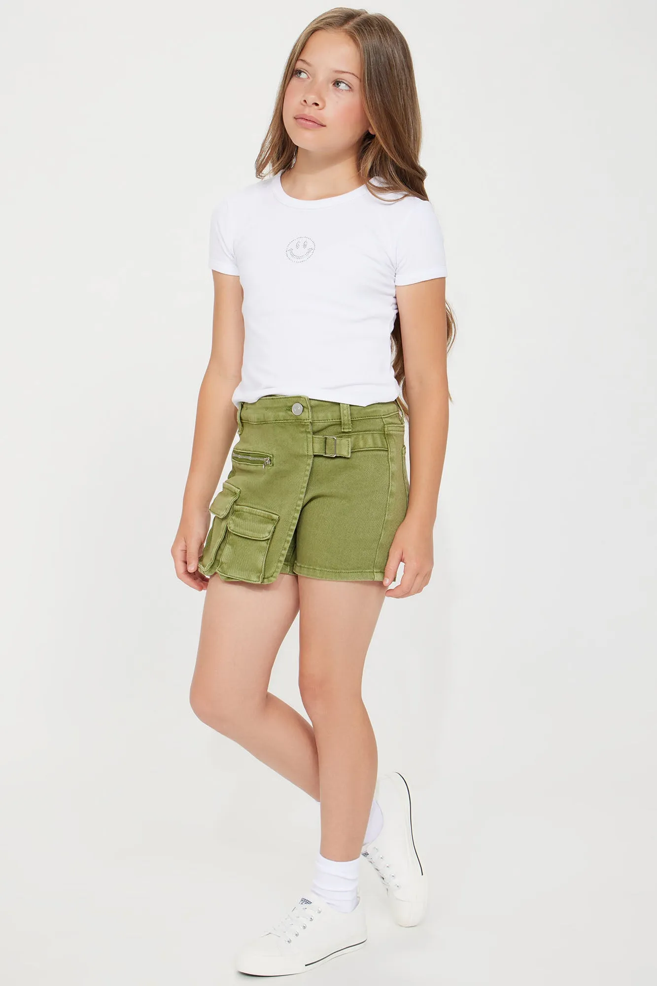 Mini No Limit Cargo Skort - Olive