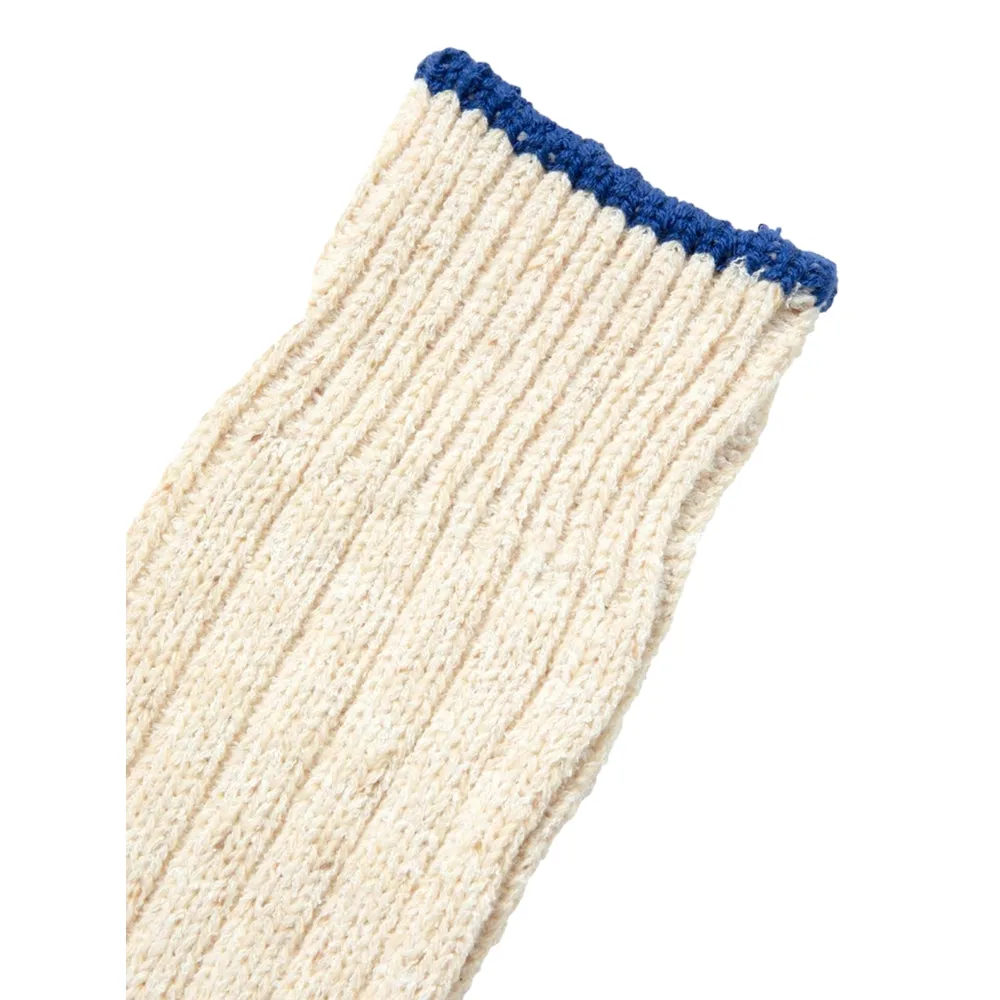 NONNATIVE DWELLER SOCKS HI C/A/P/N/P WOVEN-IVORY