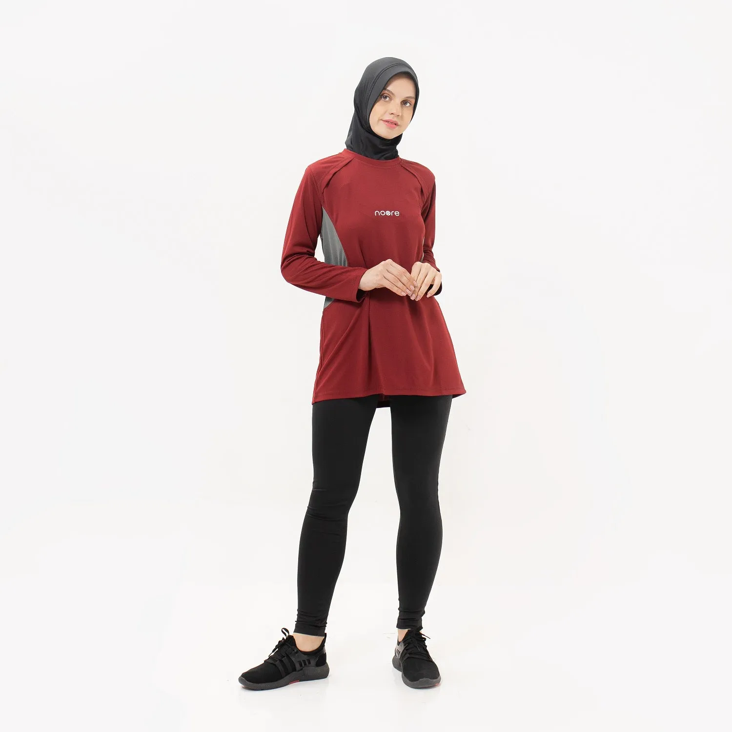 NOORE - Nazra Tops - Maroon