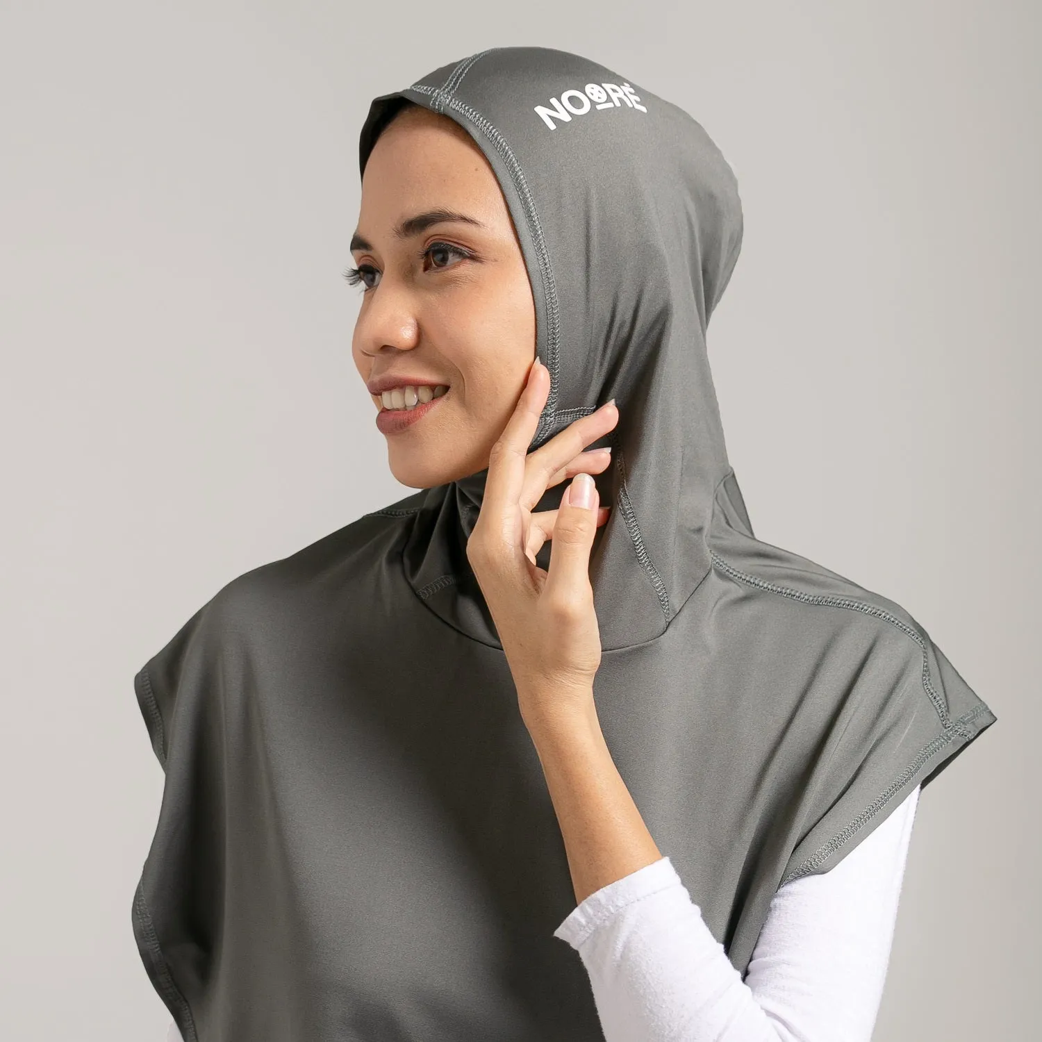 NOORE - Sarai Sport Hijab - Dark Grey