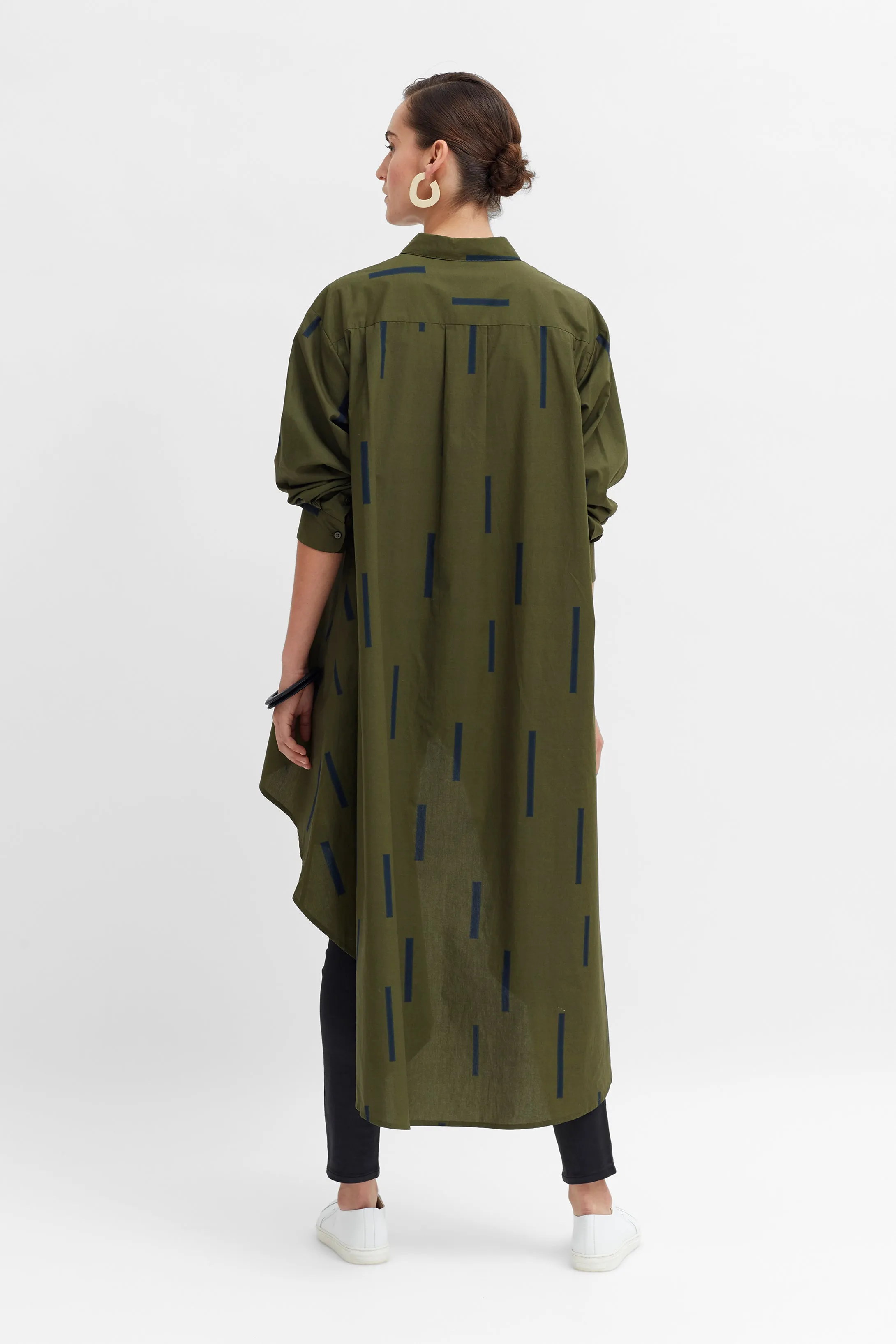 Olive Print Flikrin Shirt