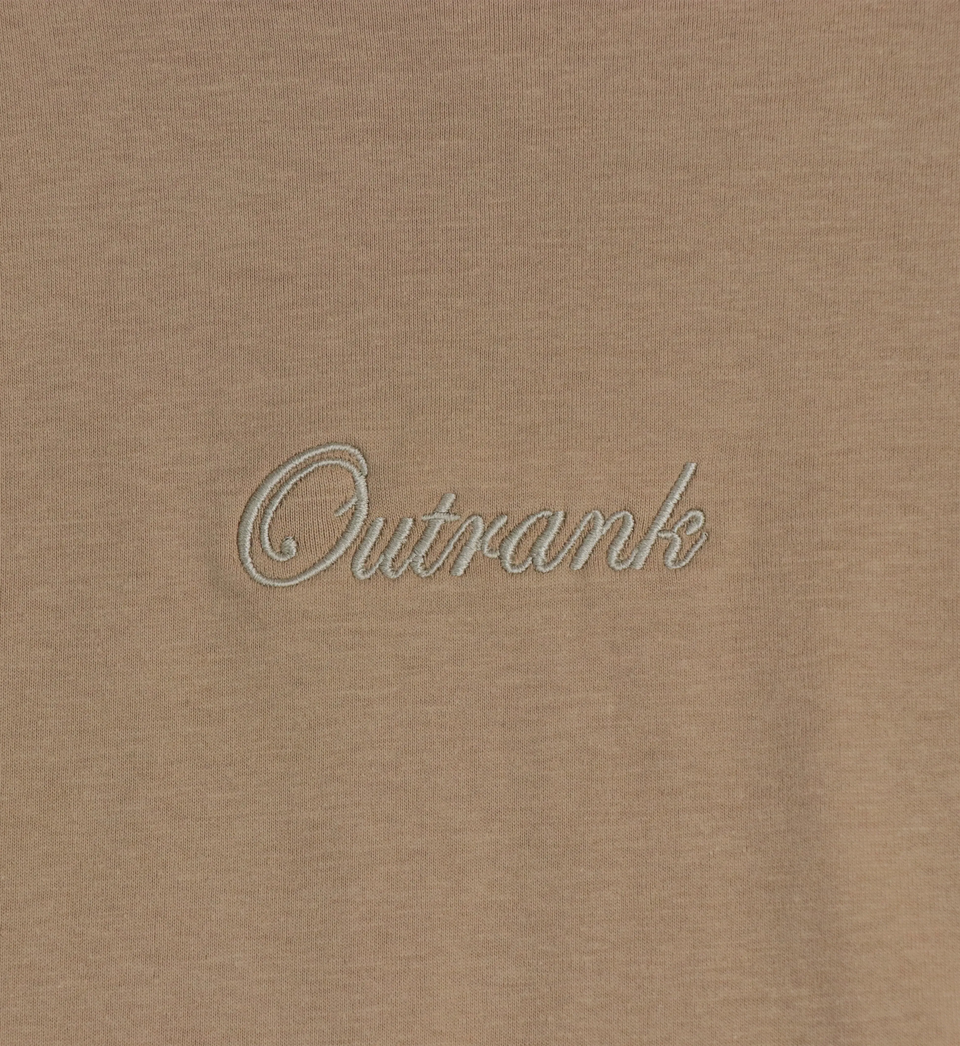 Outrank Everyday Embroidered Light Grey T-Shirt