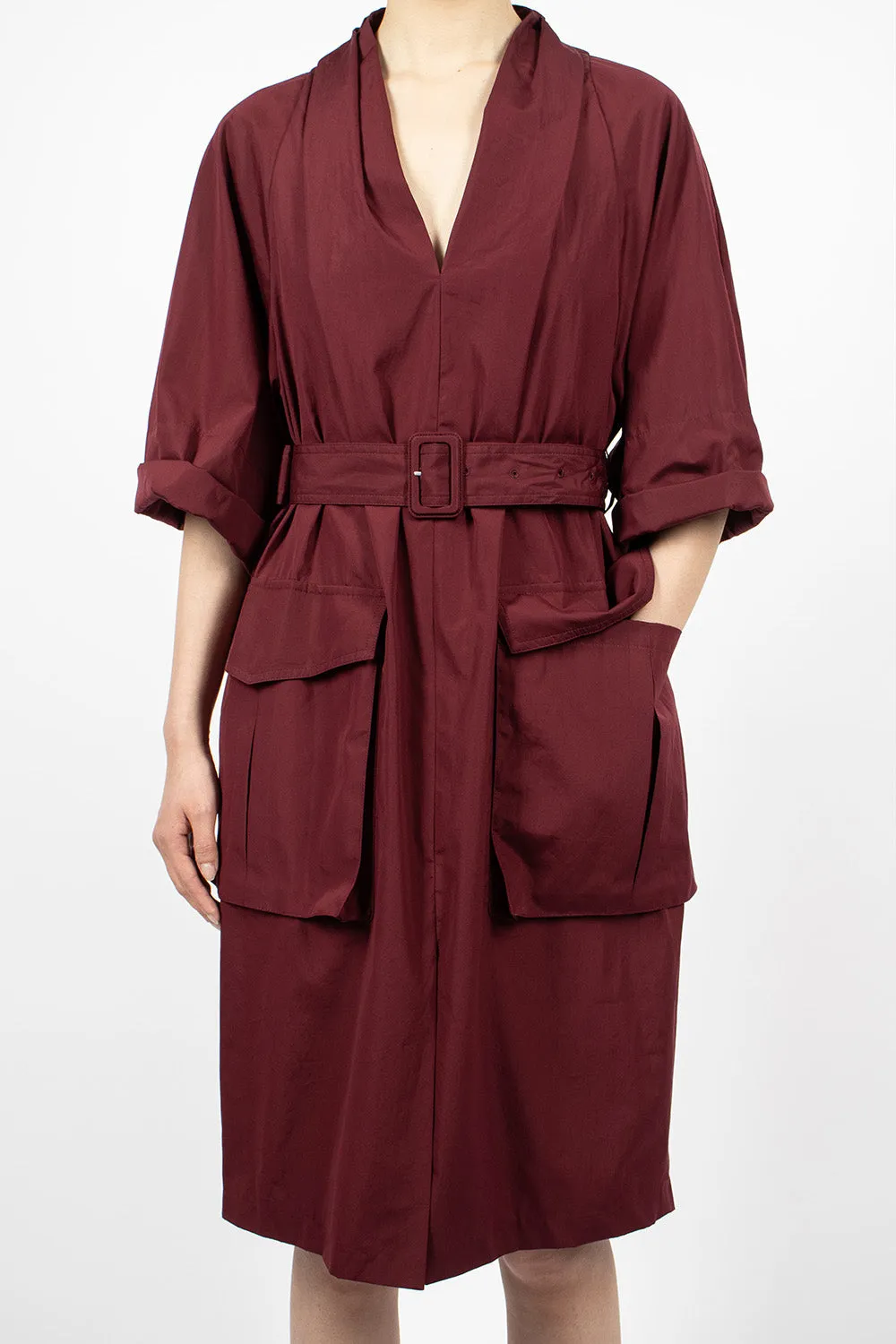 Pocket Dress Bordeaux