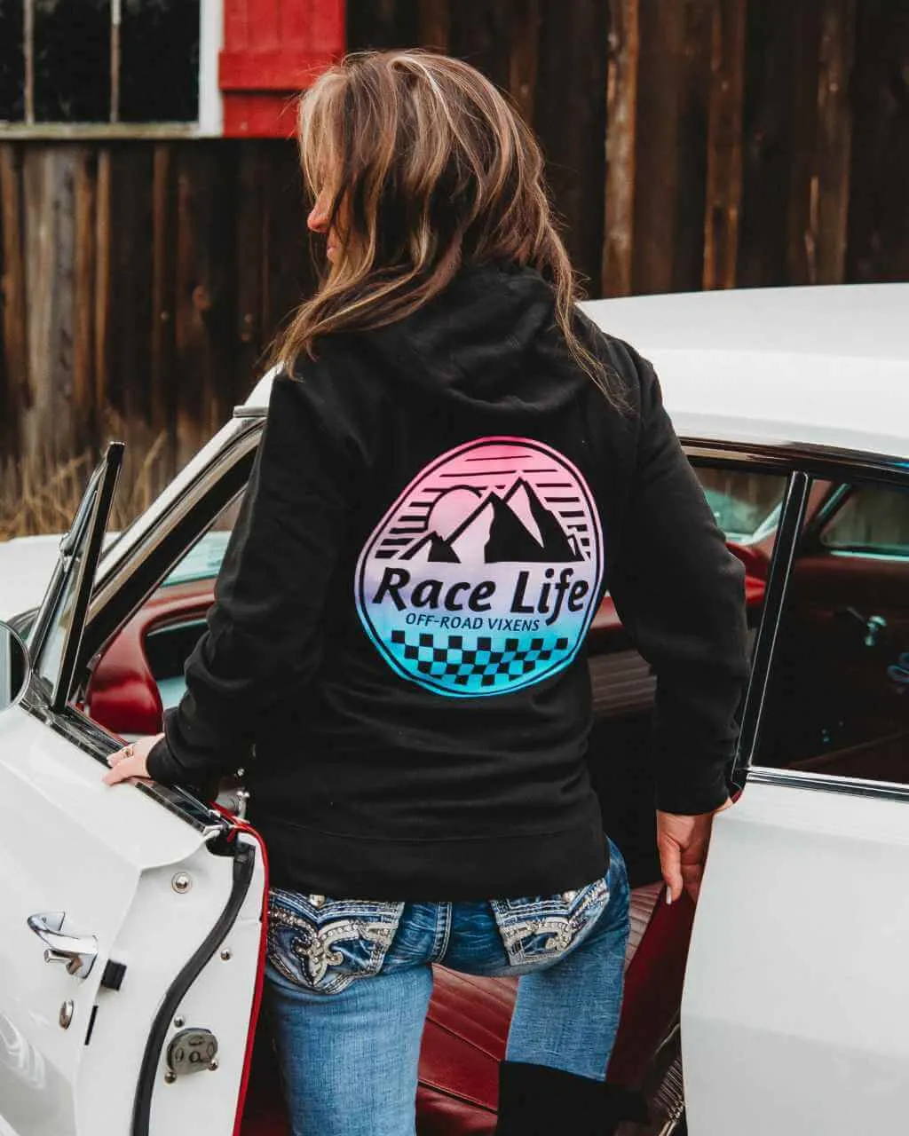 Race Life Unisex Zip Hoodie