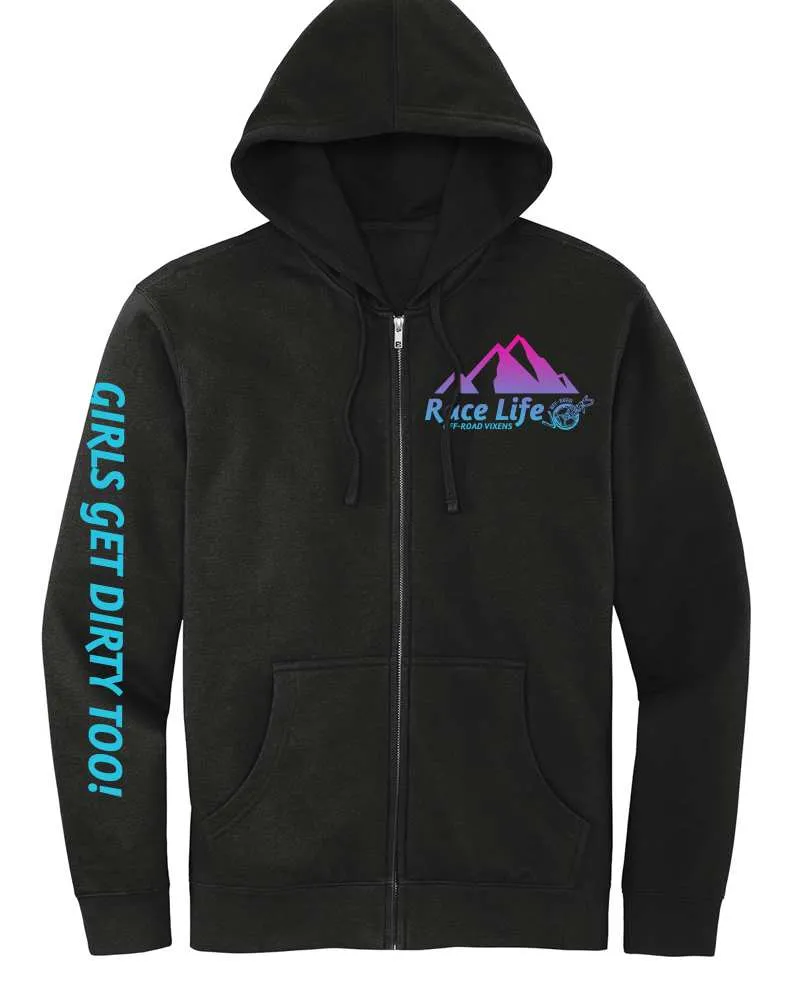 Race Life Unisex Zip Hoodie