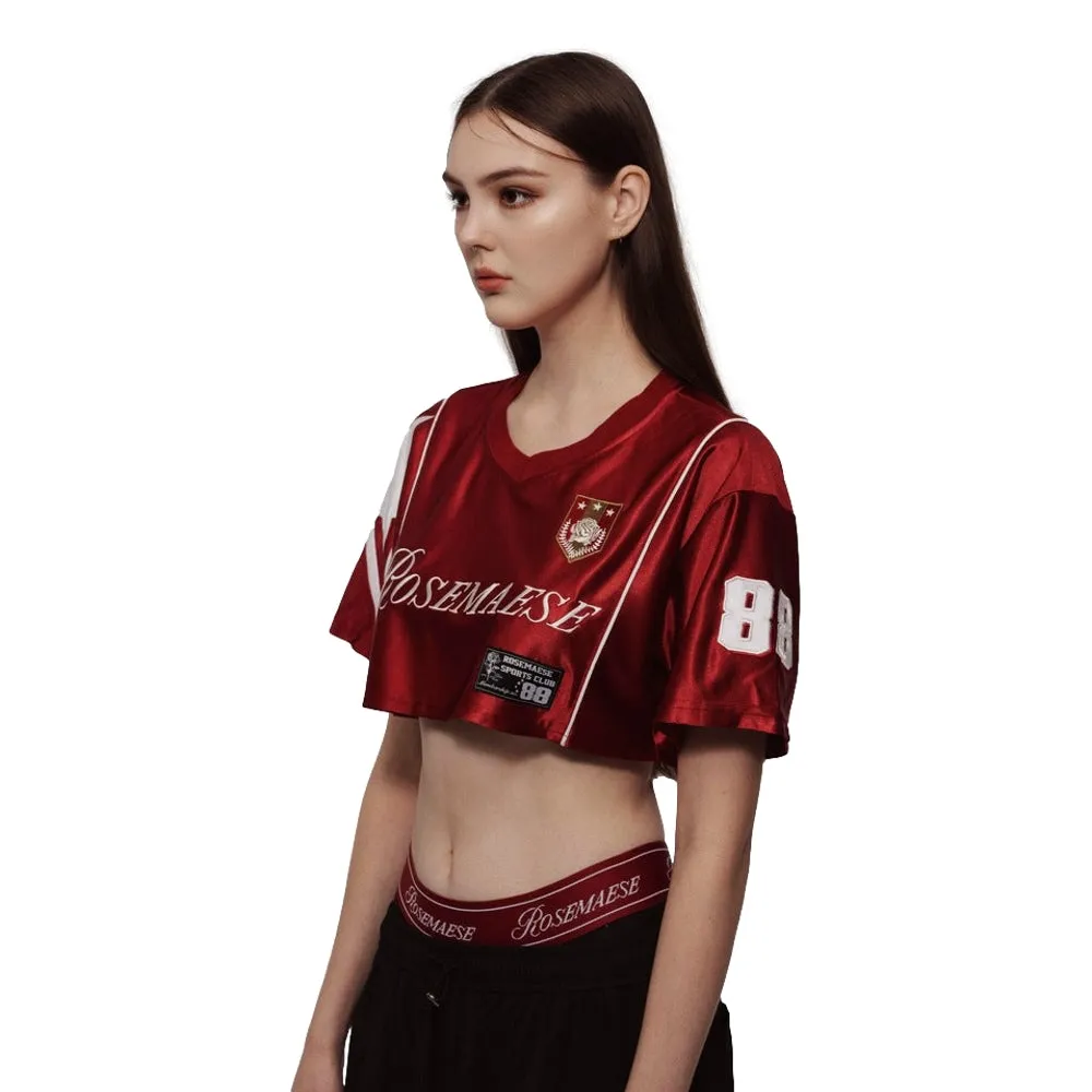 ROSEMAESE SPORT CLUB TEE (SHORT)-RED