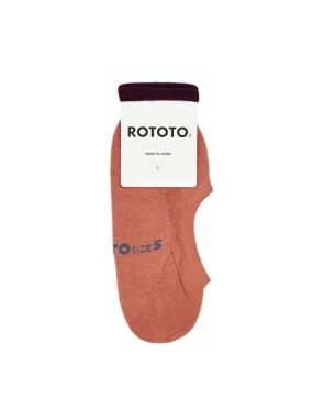 Rototo Ankle Sock Coral