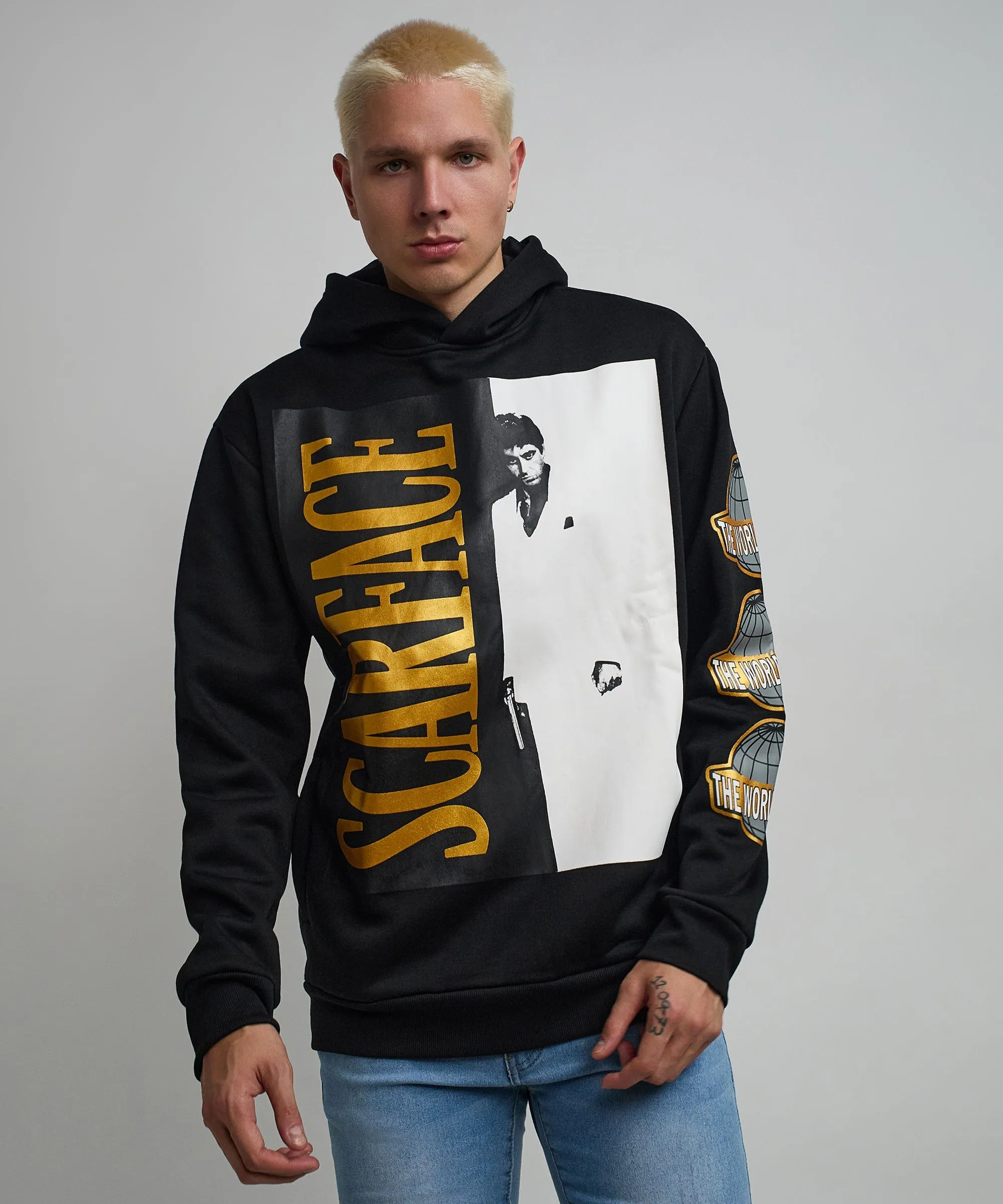 Scarface Gold Foil Hoodie - Black