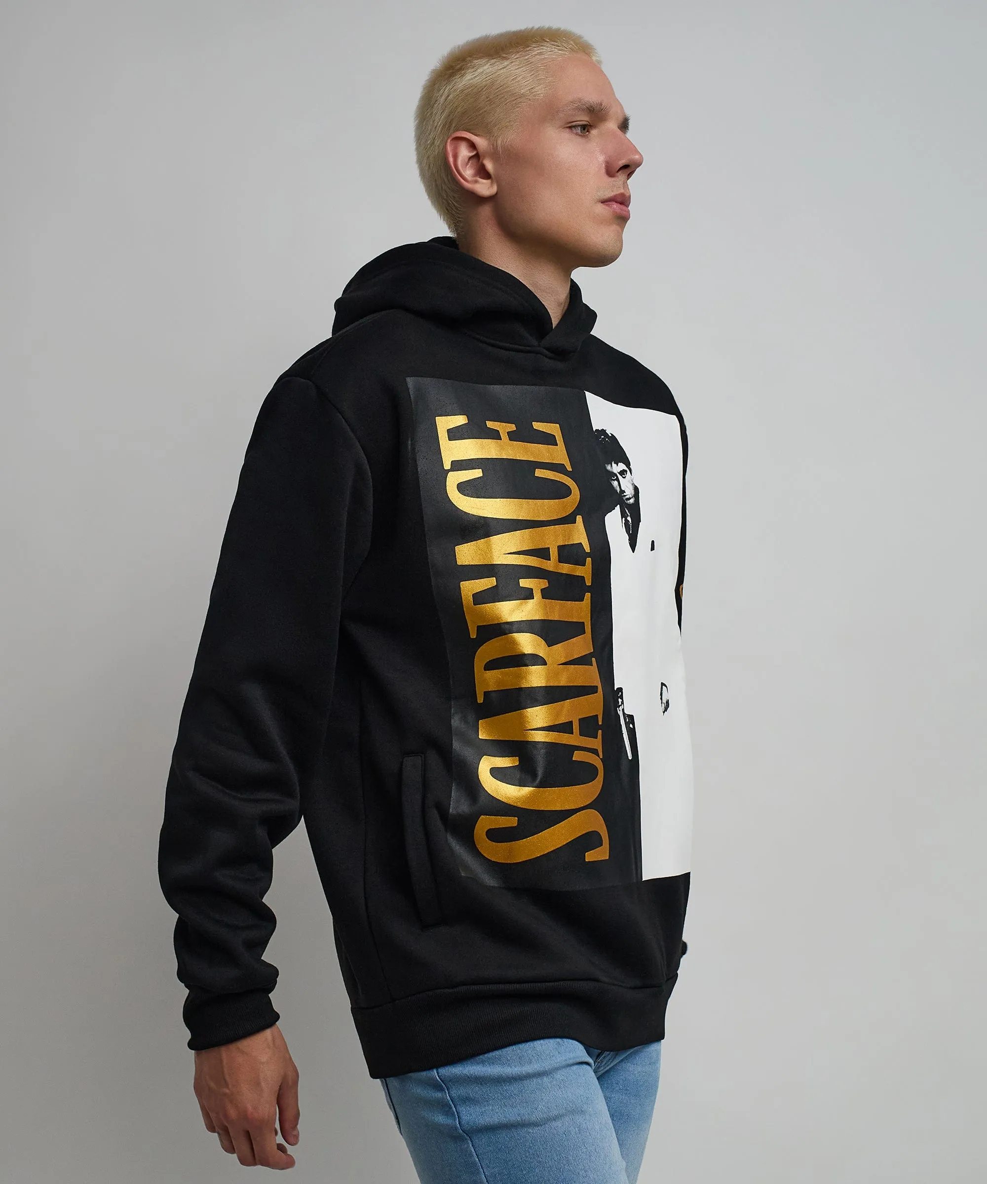 Scarface Gold Foil Hoodie - Black