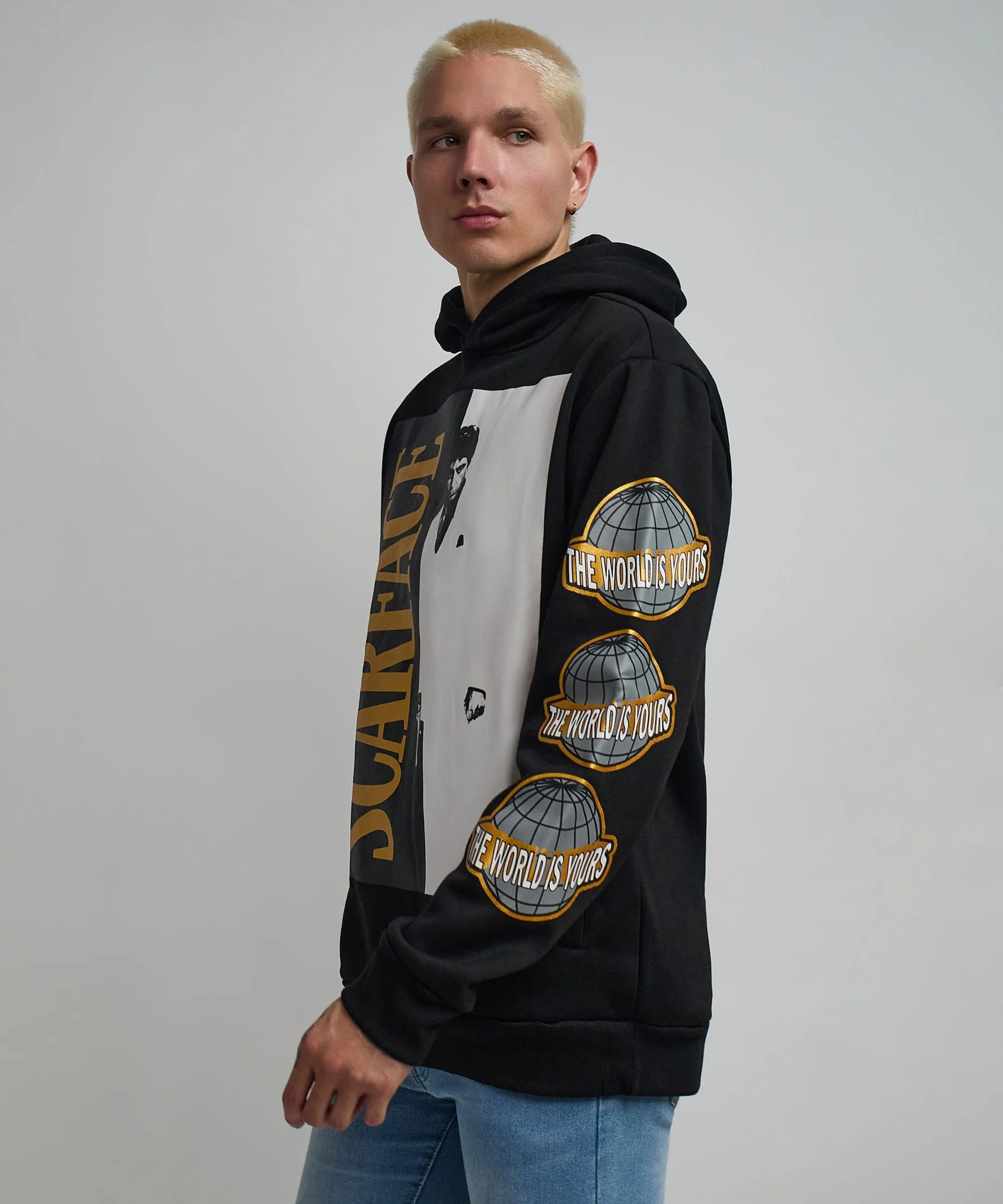 Scarface Gold Foil Hoodie - Black