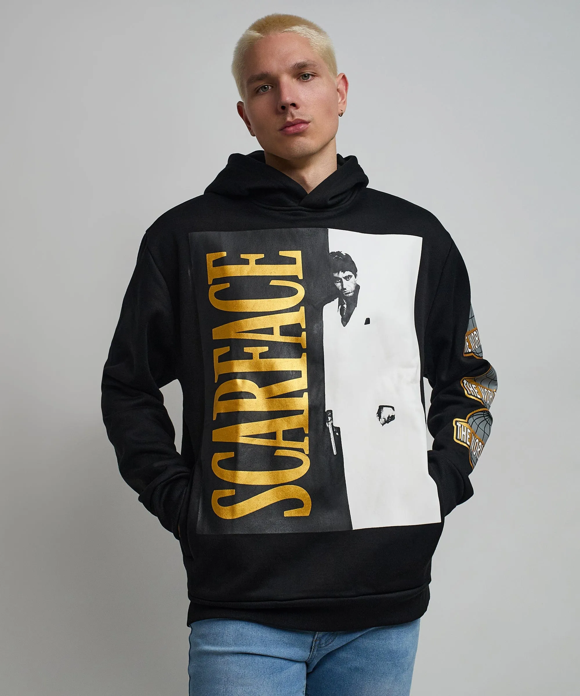 Scarface Gold Foil Hoodie - Black