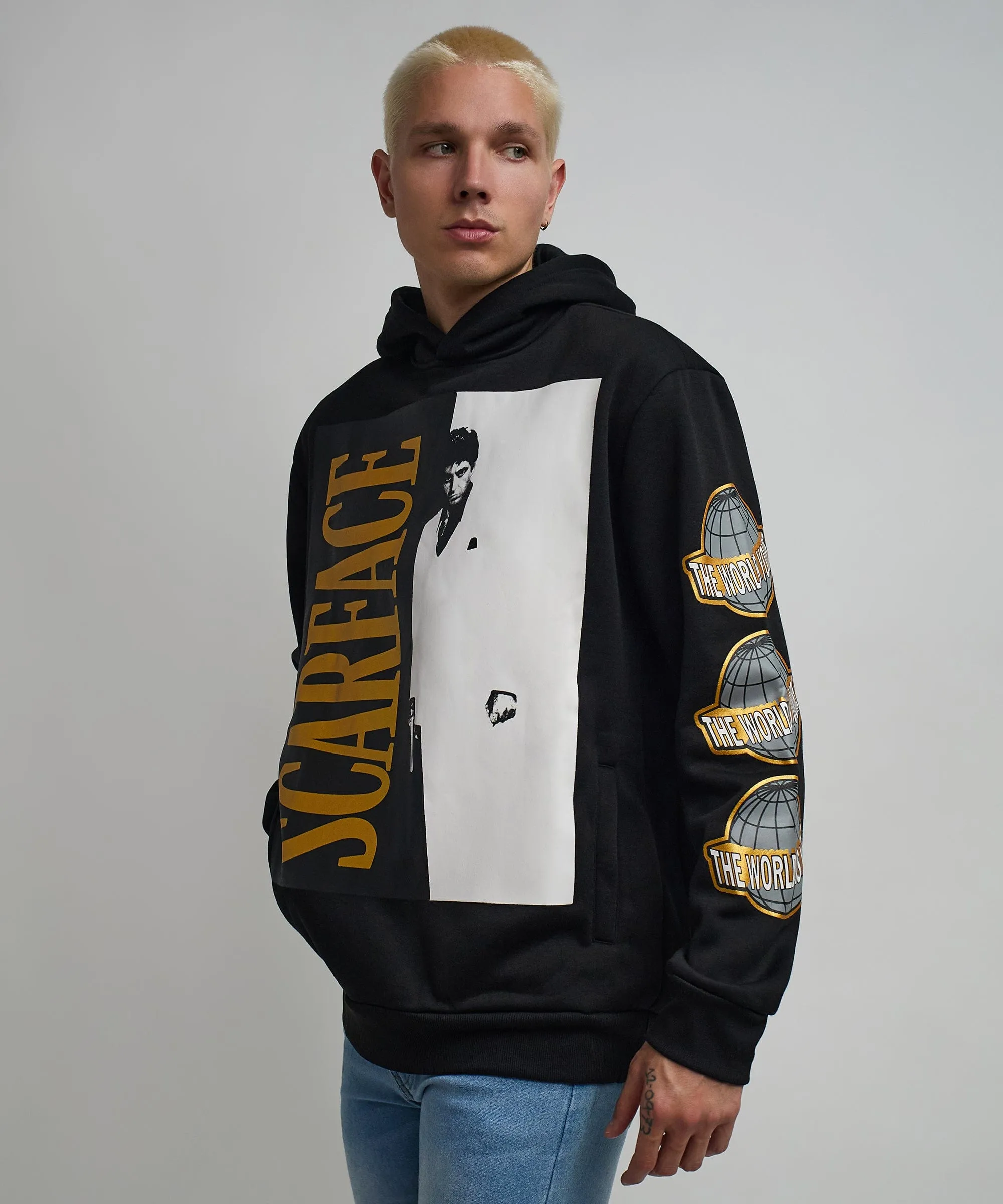 Scarface Gold Foil Hoodie - Black