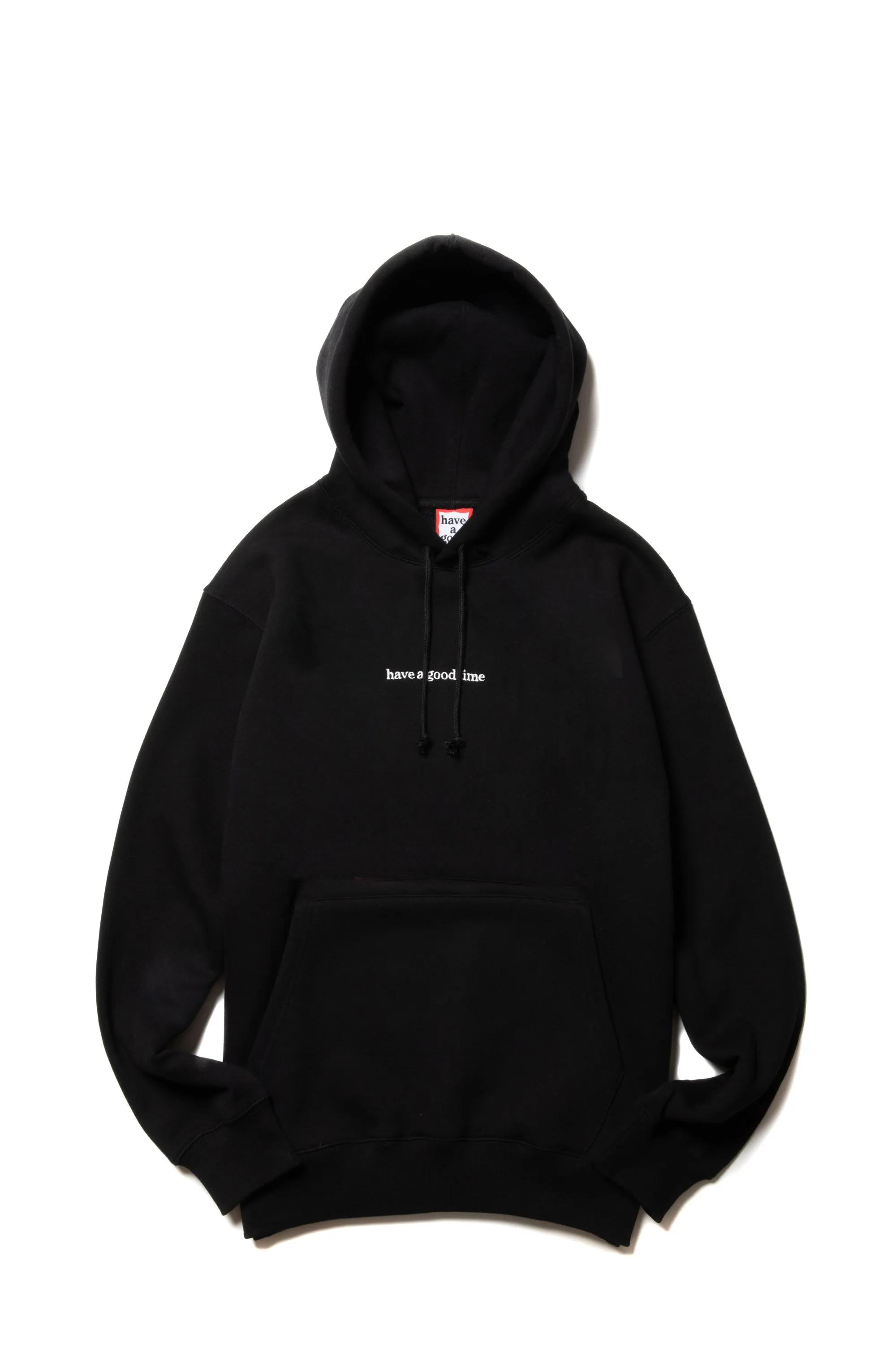 SIDE LOGO EMBROIDERED PULLOVER HOODIE FL BLACK