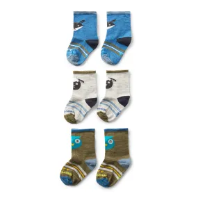 Smartwool Winter Moss Toddler Trio Socks