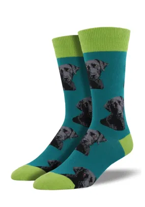 Socksmith Men's Lab-Or of Love Socks Teal