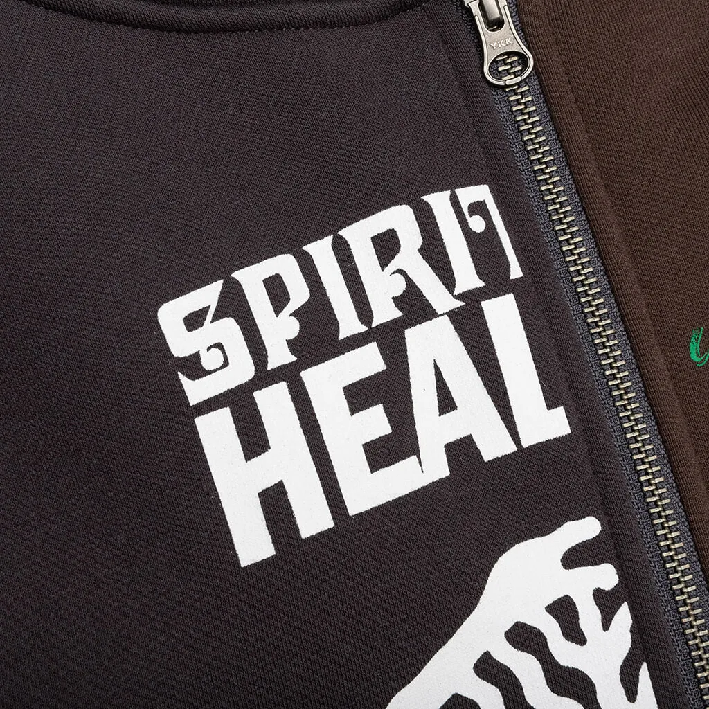 Spiritual Hoodie - Black/Brown