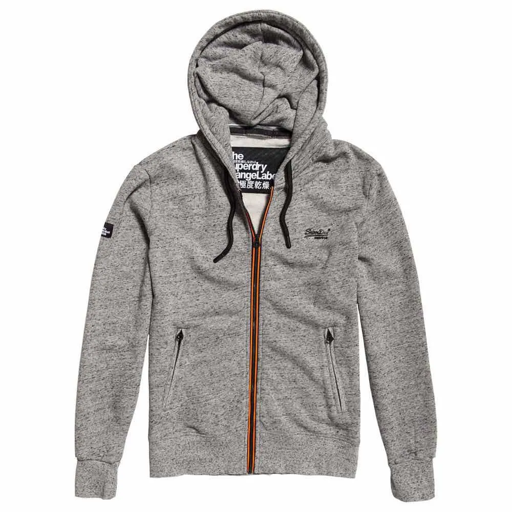 Superdry Men's Urban Flash Zip Hoody - Urban Grey Grit