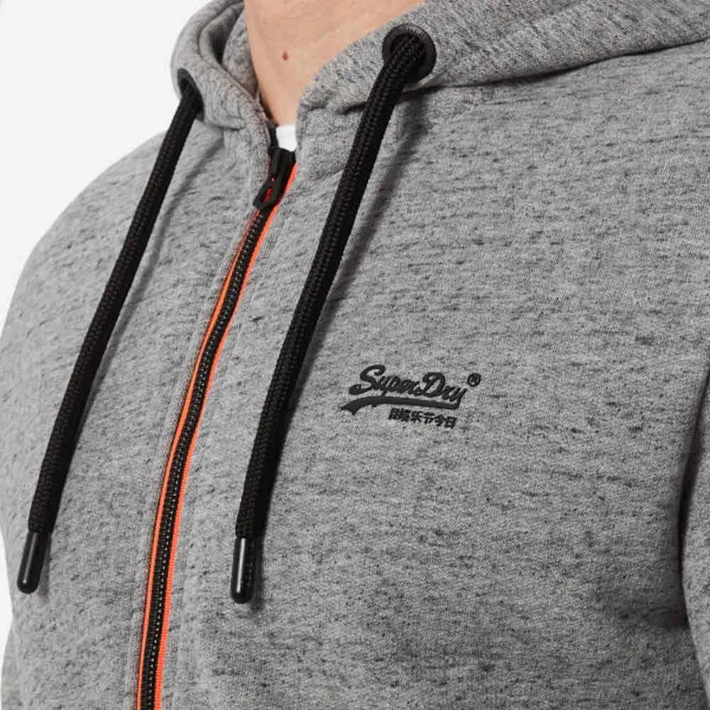 Superdry Men's Urban Flash Zip Hoody - Urban Grey Grit