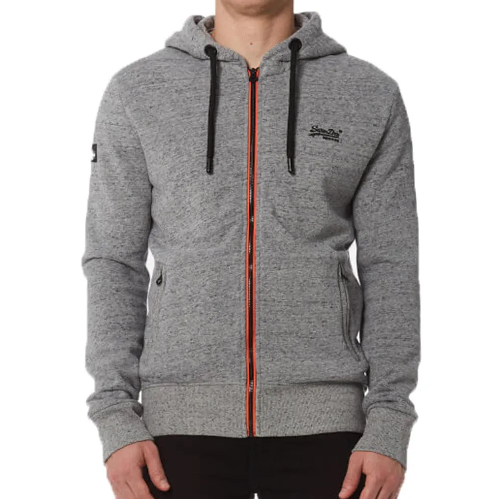 Superdry Men's Urban Flash Zip Hoody - Urban Grey Grit