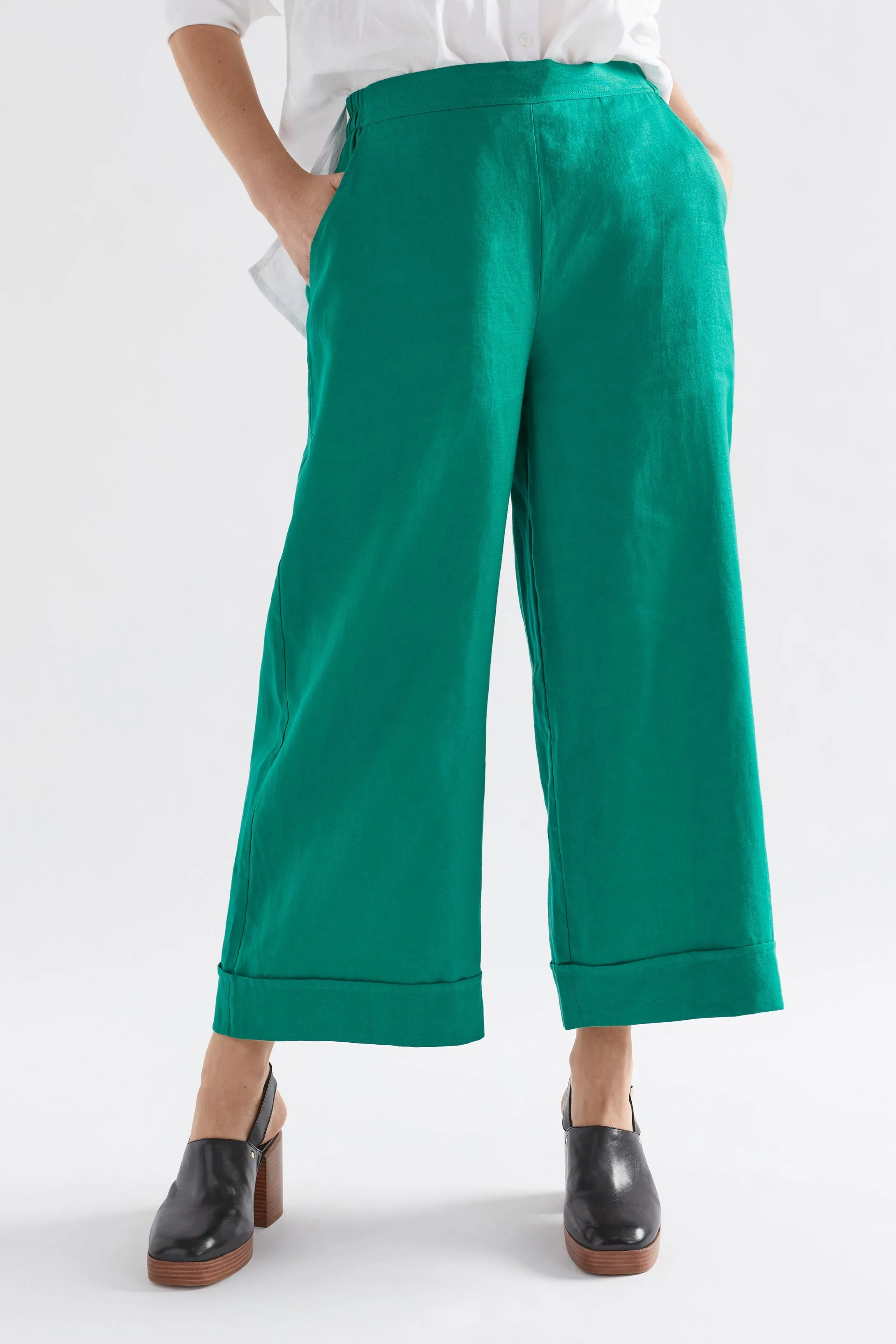 Vassa Linen Culotte