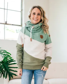 Wanakome Selene Hoodie - Leaf Green Mix